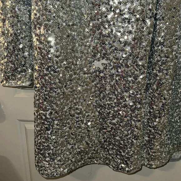 H&M Silver Sequin Dress - Picture 6 of 15